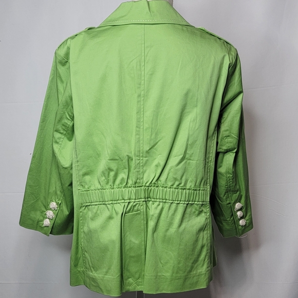 NEW NEW NEW!! Plus Size Gorgeous Green Jacket by Joan Rivers Size 1X #293 - Picture 5 of 7